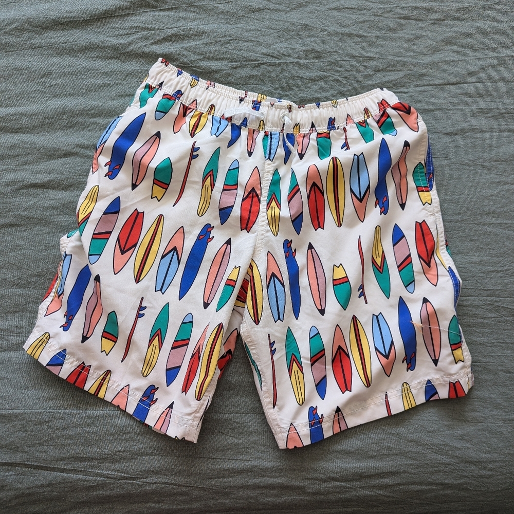 Hanna Andersson Boys Surfboard Swim Trunks / Board Shorts
